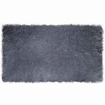 vidaXL Tapis en Peau de Mouton Synthétique Anthracite 100 x 200 cm