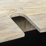 vidaXL Ensemble de mobilier de salle de bain avec tiroir 3 Pièces Blanc