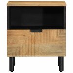 vidaXL Tables de chevet 2 Pièces 40x33x46 cm bois de manguier solide