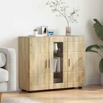 vidaXL Buffet Chêne sonoma 55 5 x 29 x 100 cm Bois d'ingénierie
