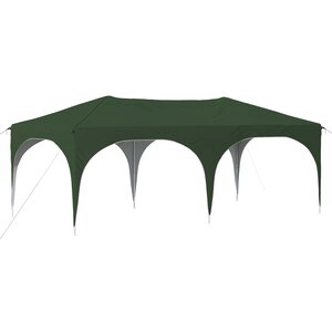 vidaXL Tente de fête pop-up 575 x 288 x 245 cm Vert Tissu Oxford
