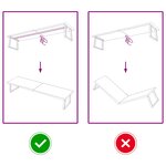 vidaXL Étagère murale 220x60x(2-4) cm bois de chêne massif non traité