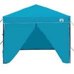 vidaXL Tente à auvent pop-up Bleu 250 x 250 cm tissu