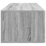 vidaXL Meuble TV mural Sonoma gris 78 5 x 41 x 30 cm Bois d'ingénierie
