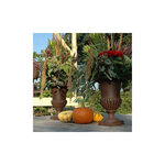 Vase médicis en fonte hauteur 23 cm