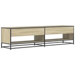 vidaXL Meuble TV chêne sonoma 180 5x40x46 cm bois d'ingénierie