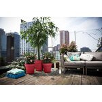 Pot de fleur Loft Urban Rond - Rouge Ø 28.5 x hauteur 26 cm - Extérieur 100 recyclé