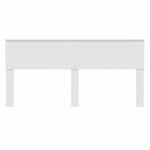 vidaXL Tête de lit Blanc 200 cm Bois d'ingénierie