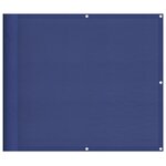 vidaXL Écran de balcon bleu 90x1000 cm 100  polyester oxford