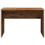 vidaXL Tabouret de toilette vieux bois 70x35x45 cm bois d'ingénierie