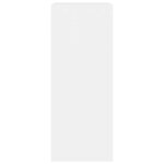 vidaXL Bibliothèque blanc 60x30x76 5 cm bois d'ingénierie