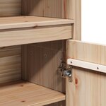 vidaXL Buffet haut 80x35x154 cm Bois massif de pin
