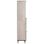 vidaXL Cabinet de salle de bain avec tiroir Blanc 38 x 33 x 160 cm