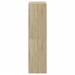 vidaXL Buffet haut avec portes chêne sonoma bois d'ingénierie