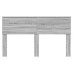 vidaXL Tête de lit Gris Sonoma 150 cm Bois d'ingénierie
