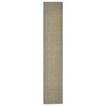 vidaXL Tapis en sisal pour griffoir taupe 66x350 cm