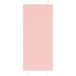 vidaXL Store plissé rose 85x200 cm largeur du tissu 84 4 cm polyester