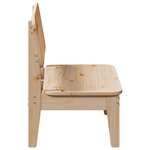 vidaXL Chaises de jardin lot de 2 60x52 5x72 cm bois massif de pin