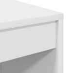 vidaXL Bureau Blanc 90 x 40 x 76 cm Bois d'ingénierie