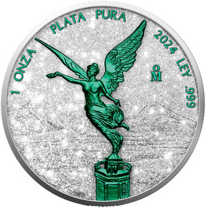 Monnaie LIBERTAD Diamond Dust Poison 1 Oz Argent Mexico 2024 (PRÉCOMMANDE)