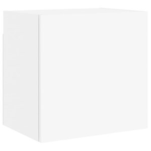 vidaXL Meuble TV mural blanc 40 5x30x40 cm bois d'ingénierie