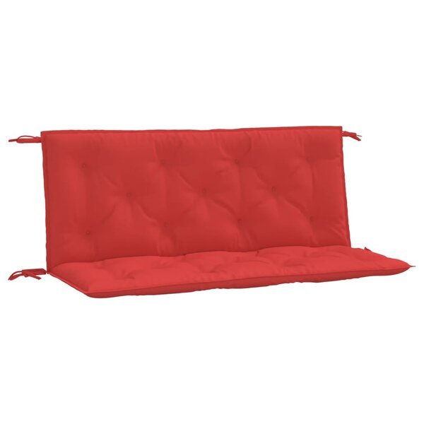 vidaXL Coussins de banc de jardin 2 Pièces rouge 120x50x7 cm tissu Oxford