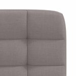 vidaXL Chaises à manger lot de 6 taupe tissu