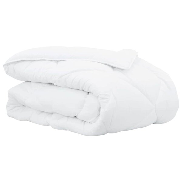 vidaXL Couettes & Duvets Blanc 200 x 220 cm Microfibre