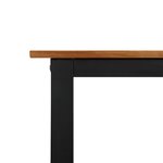 vidaXL Table de jardin et pieds en forme de U 200x90x75 cm bois acacia