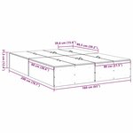 vidaXL Lit de rangement Blanc 160x200 cm
