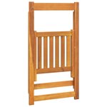 vidaXL Chaises pliables de jardin lot de 8 Bois d'acacia massif