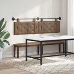 vidaXL Tête de lit suspendue Cappuccino Simili cuir