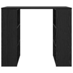 vidaXL Bureau Chêne noir 90 x 50 x 75 cm Bois d'ingénierie