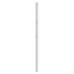 vidaXL Tête de lit métal blanc 75 cm