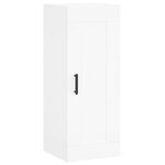 vidaXL Buffet haut Blanc 34 5x34x180 cm Bois d'ingénierie