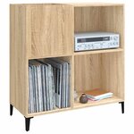 vidaXL Armoire à disques chêne sonoma 84 5x38x89 cm bois d'ingénierie