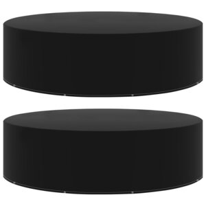 vidaXL Housses de salon de jardin 2 Pièces 10 œillets 205x90 cm