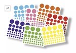 Coffret créatif gommettes rondes -