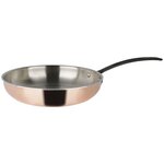 SITRAM - MANDORA - 713554 - Poele Ø28cm en Inox extérieur cuivre induction