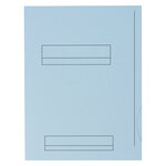 Chemises dossier 2 rabats oxford 24 x 32 cm bleu pastel - paquet de 50