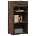 vidaXL Buffet chêne marron 45x42 5x93 cm bois d'ingénierie