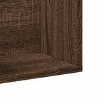 vidaXL Armoire murale chêne marron 99x18x16 5 cm bois d'ingénierie