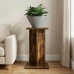 vidaXL Support de Plante Chêne fumé 25 x 25 5 x 40 5 cm