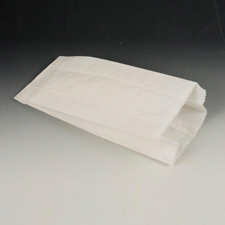 Sachet à soufflet en papier  blanc (L)130 x (P)70 x (H)280 mm PAPSTAR
