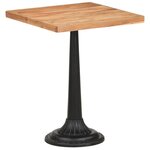 vidaXL Table de bistro 60x60x76 cm Bois d'acacia massif