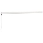 vidaXL Auvent rétractable jaune et blanc 5x3 m tissu et aluminium