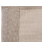 vidaXL Salon de jardin 4 Pièces Tissu et acier Crème