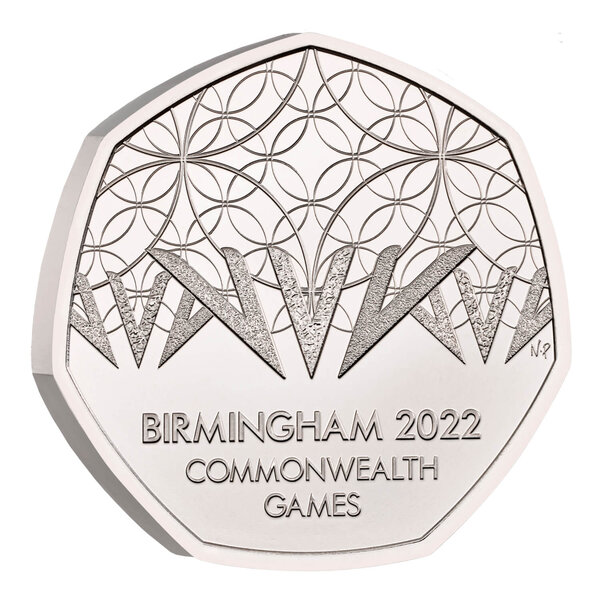Royaume-Uni Jeux du Commonwealth - Birmingham 2022 - 50 Pences 2022 BU