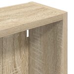 vidaXL Armoire murale de salle de bain Chêne Sonoma 30 x 14 x 70 cm