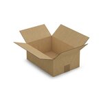 Caisse carton brune simple cannelure raja 31x22x12 cm (lot de 25)